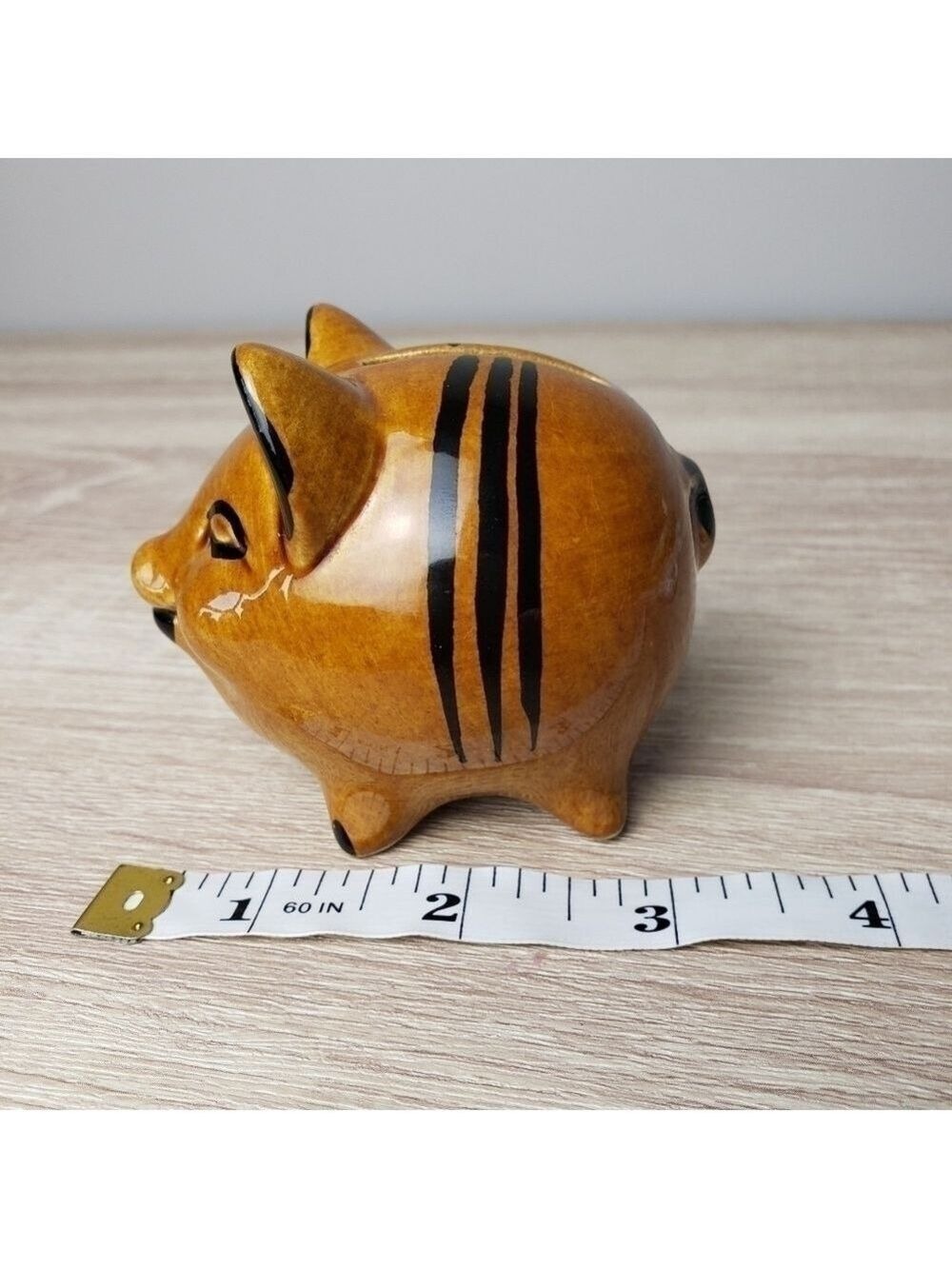 Vintage Mini Handpainted Piggy Bank - Picture 8 of 11